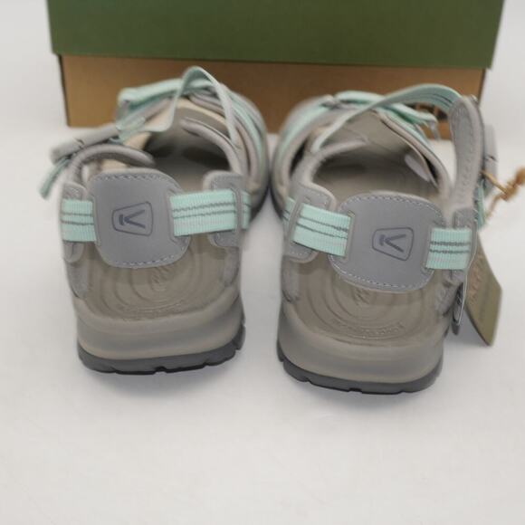 NEW KEEN Women's 6 Terradora II Open Toe Post Sandals Gray Teal Green - Picture 5 of 7